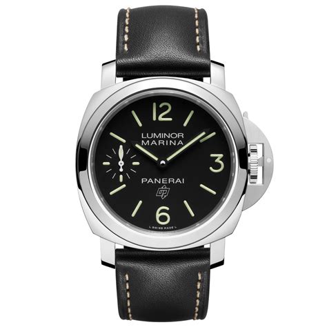 panerai luminor marina logo 3 days acciaio